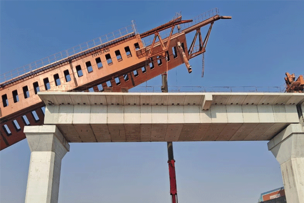Crane accident on site