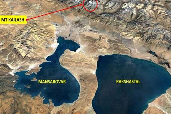 Mansarovar Lake and Rakshas Tal