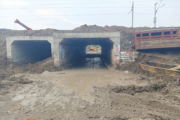 The subway opened