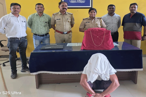 घरफोडी करणार्‍या आरोपीला अटक