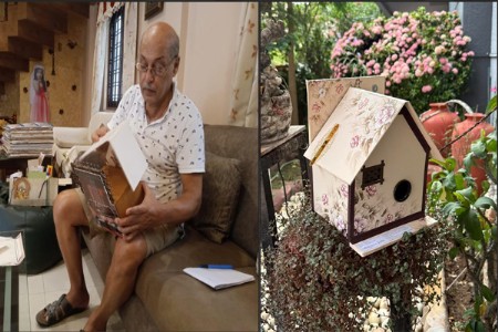 चिऊताईच्या गाेष्टीतील चिमणी जगण्यासाठी ‘बर्ड हाऊस’