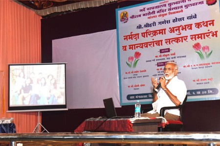 नर्मदा परीक्रमा केल्याने आयुष्याची दिशा बदलली: चित्रकार श्रीहरी ठोसर