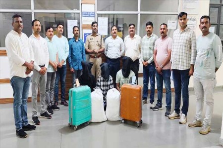 वर्धेत ओडिसातून २० किलो गांजा; तिघांना अटक