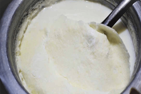 Homemade ghee from malai 