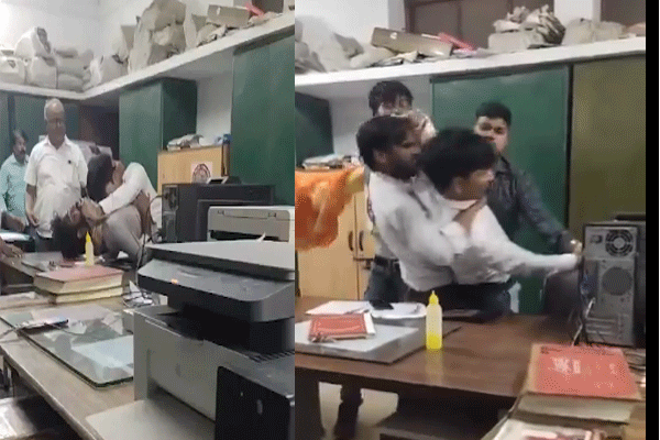 Video सरकारी कार्यालयात 'दे दना दन'