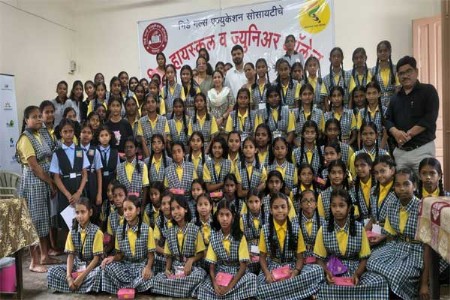 भिडे हायस्कूलमध्ये कॅन्सर प्रतिबंधक लसीकरण