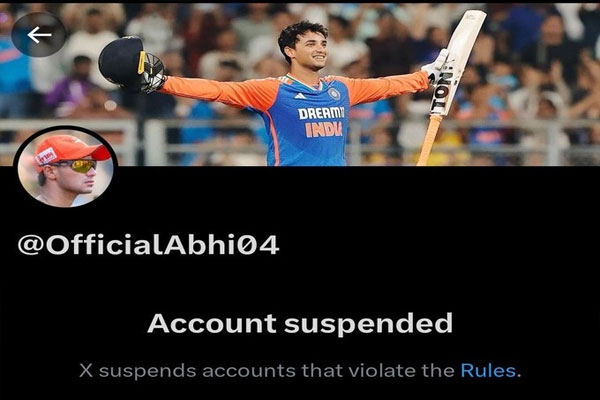 Pakistan has blocked Abhishek