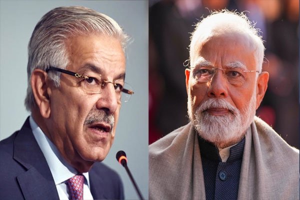 Khawaja Asif gets angry with Modi