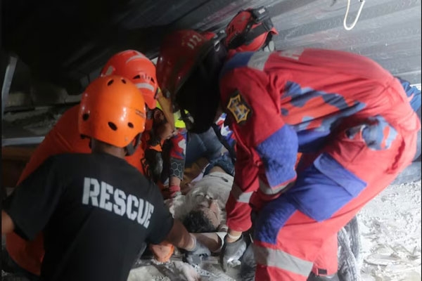 Islamic school building collapsed