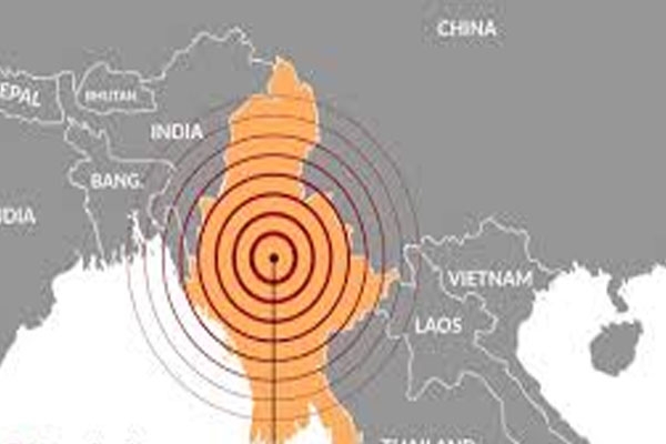 Earthquake hits Myanmar