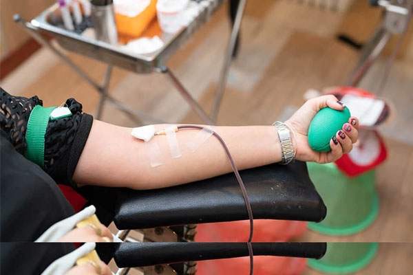  blood donation camp, Karanja blood drive,