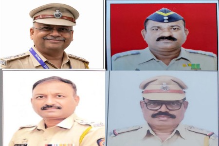 नागपुरातील तीन पाेलिस अधिकाऱ्यांना राष्ट्रपती पदक