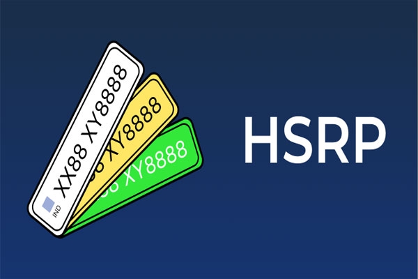 HSRP number plate,
