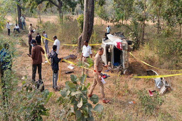 Gondia car accident, Muradoli forest crash