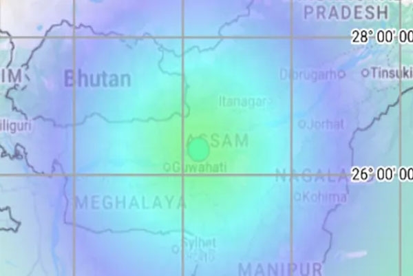 earthquake in assam