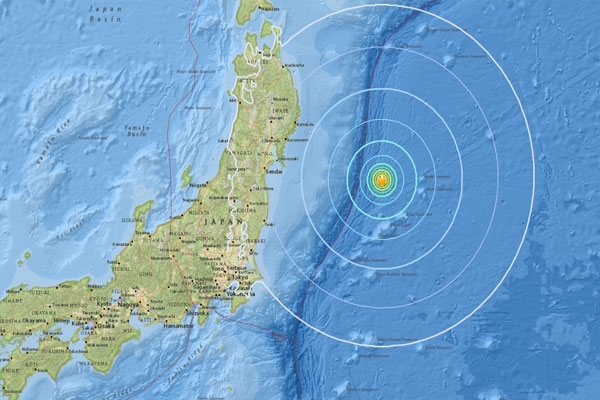 earthquake in japan