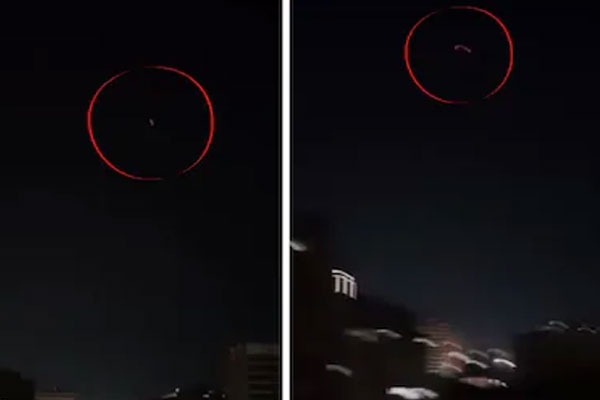 Drone activity in Caracas