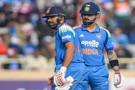 भारत विरुद्ध न्यूझीलंड मालिकेपूर्वी रोहित-विराटची आयसीसी एकदिवसीय क्रमवारी
