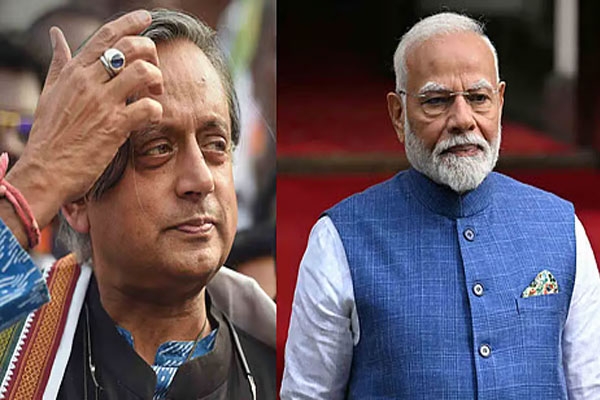 shashi tharoor and modi