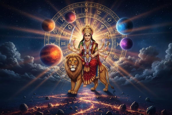 Trigrahi Yoga on the first day of Navratri शारदीय नवरात्रीची सुरुवात ११ ऑक्टोबर २०२६ पासून होत असून, यंदा पहिल्याच दिवशी ग्रहांच्या स्थितीमुळे त्रिग्रही योग निर्माण होणार असल्याचे ज्योतिषशास्त्रात सांगितले जात आहे. नवरात्रीच्या प्रारंभी घराघरांत घटस्थापना करून देवीच्या नऊ रूपांची पूजा केली जाते आणि अनेक भाविक उपवास करतात. याच दिवशी चंद्र कन्या राशीतून तूळ राशीत प्रवेश करणार आहे. तूळ राशीत बुध आणि शुक्र हे ग्रह आधीपासूनच असल्याने या तिन्ही ग्रहांचा संयोग घडून येईल. ज्योतिषशास्त्रानुसार, चंद्र हा मन आणि भावना Trigrahi Yoga on the first day of Navratri शारदीय नवरात्रीची सुरुवात ११ ऑक्टोबर २०२६ पासून होत असून, यंदा पहिल्याच दिवशी ग्रहांच्या स्थितीमुळे त्रिग्रही योग निर्माण होणार असल्याचे ज्योतिषशास्त्रात सांगितले जात आहे. नवरात्रीच्या प्रारंभी घराघरांत घटस्थापना करून देवीच्या नऊ रूपांची पूजा केली जाते आणि अनेक भाविक उपवास करतात. याच दिवशी चंद्र कन्या राशीतून तूळ राशीत प्रवेश करणार आहे. तूळ राशीत बुध आणि शुक्र हे ग्रह आधीपासूनच असल्याने या तिन्ही ग्रहांचा संयोग घडून येईल. ज्योतिषशास्त्रानुसार, चंद्र हा मन आणि भावना