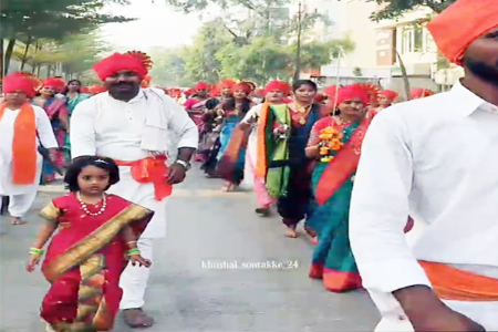 हिंगणघाटात नऊ दिवस झाली श्रीदुर्गा माता दौड!