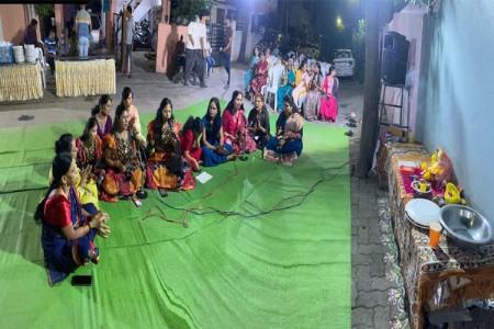 Kojagiri Purnima Celebrated with Enthusiasm in Hawara Peth, Nagpur