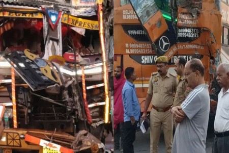 पहाटे भीषण अपघात पाच जणांचा मृत्यू