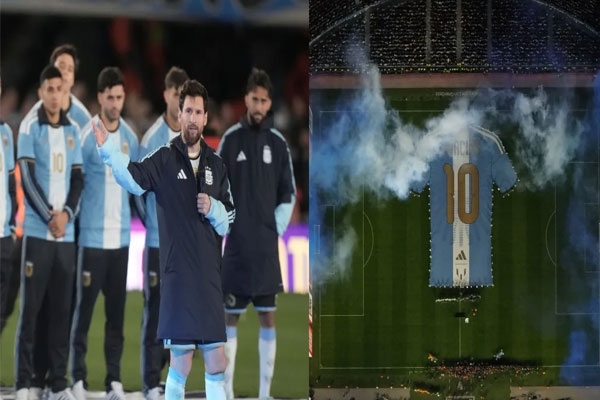 lionel messi, messi farewell, argentina, argentina vs benin, football news, messi last match, messi goal, argentina football, monumental stadium, buenos aires, messi number 10, argentina national team, football legend, sports news, messi latest news