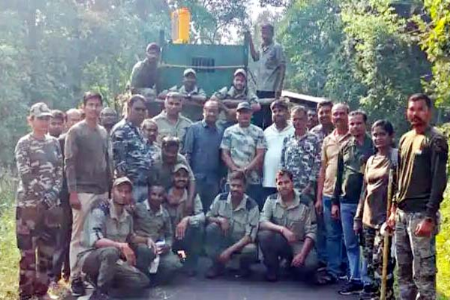 आगरझरीत महिलेचा बळी घेणारा वाघ जेरबंद