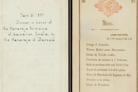 ट्रफल्स ते पिस्ता आइस्क्रीम; बडोद्याच्या महाराजांचा १८९७ सालचा मेनू उघड