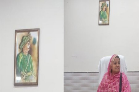 मालेगाव उपमहापौर कार्यालयात टिपू सुलतानचा फोटो