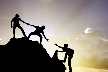 रडून मदत घेणारेधन्यवाद विसरले!