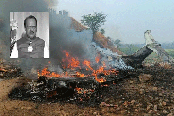 अजित पवार विमान अपघाताचा नवा VIDEO; कोसळल्यानंतर अवशेषांमध्ये झाला स्फोट