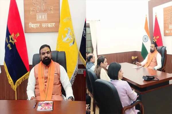 मुख्यमंत्री नितीश-सम्राट चौधरी आता एकाच छताखाली