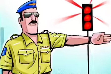 वाहन चालवितांना माेबाईलवर बाेलणा-या 14.6 हजार चालकांना ‘दणका’