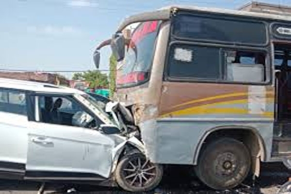 Accident on Bhind-Gwalior highway