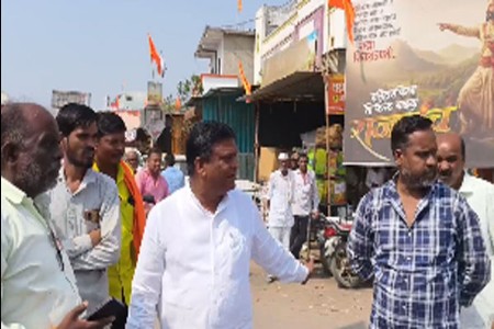 चिखला काकड घटनेच्या निषेधार्थ सुलतानपूरमध्ये आंदोलन