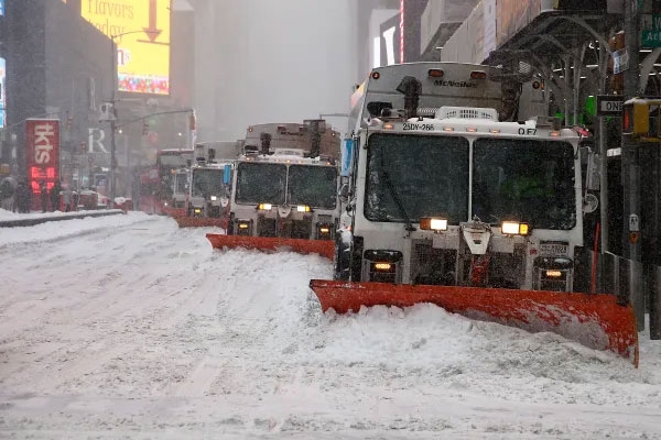 Blizzard warning in America