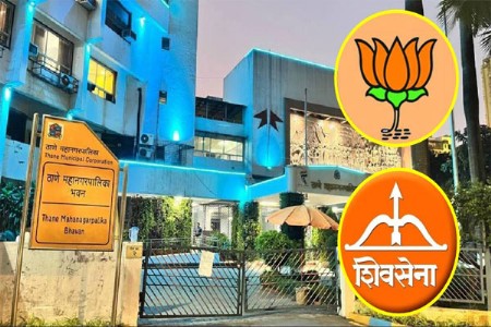 ठाणे महापालिकेत भाजप-शिवसेना युतीत तणाव