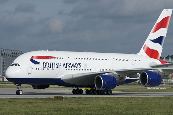 British Airways flight
