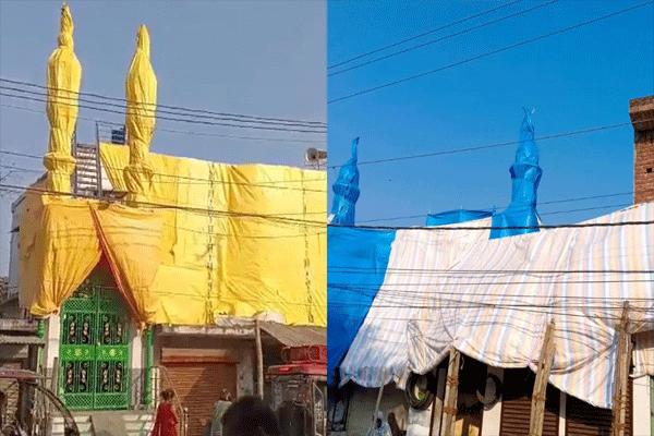 शाहजहांपूरमधील ९२ मशिदी ताडपत्रीने झाकल्या, कारण...