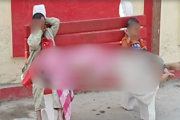 विदारक दृश्य