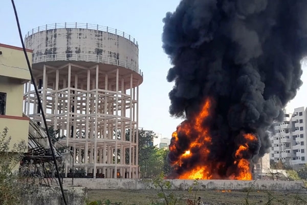 Chanakyapuram fire, Narsala water supply,