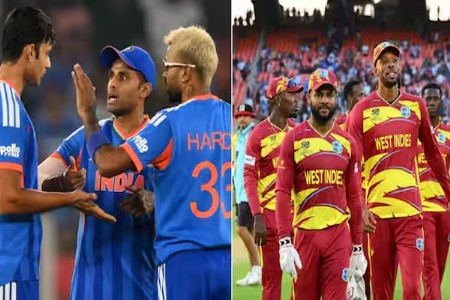 India vs West Indies भारताने टॉस जिंकला बॉलिंग करण्याचा निर्णय