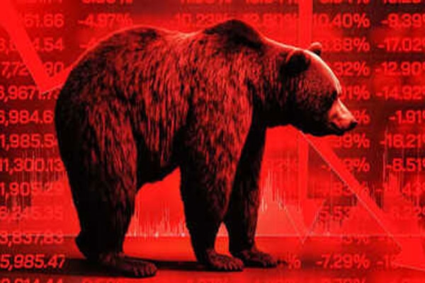 Sensex falls by 1,000 points