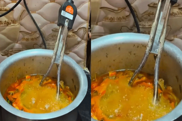 LPG सिलेंडरच्या कमतरतेदरम्यान, हा जुना जुगाड होतोय प्रचंड व्हायरल! VIDEO