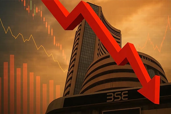 Sensex down 952 points