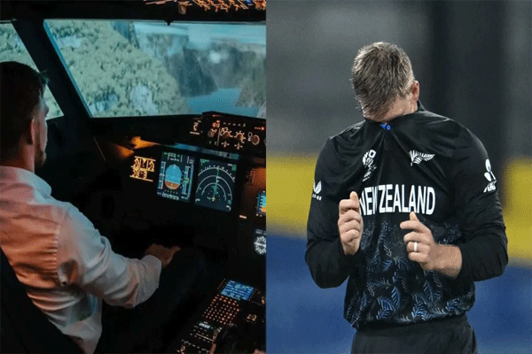 एका धाडसी क्रिकेटपटूने विमान उडवून उडवली खळबळ; VIDEO VIRAL