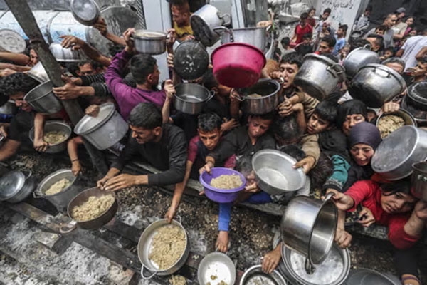 starvation due to war