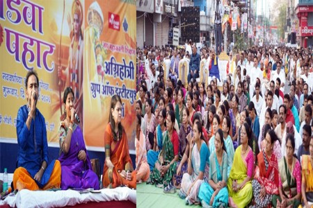 पाडवा पहाटमध्ये आनंदीचा आवाज, चैतन्याची लय!